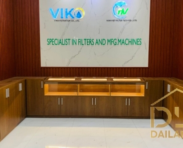 Thiết kế thi công nội thất văn phòng công ty Việt Hàn - Bầu Bàng Bình Dương 